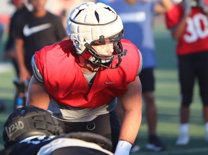 Wade waiting for a snap.